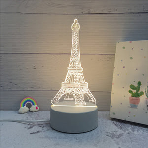 Illusion Table Lamp For Home Decorative