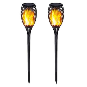 Solar Garden Torch Light with Flickering Flame